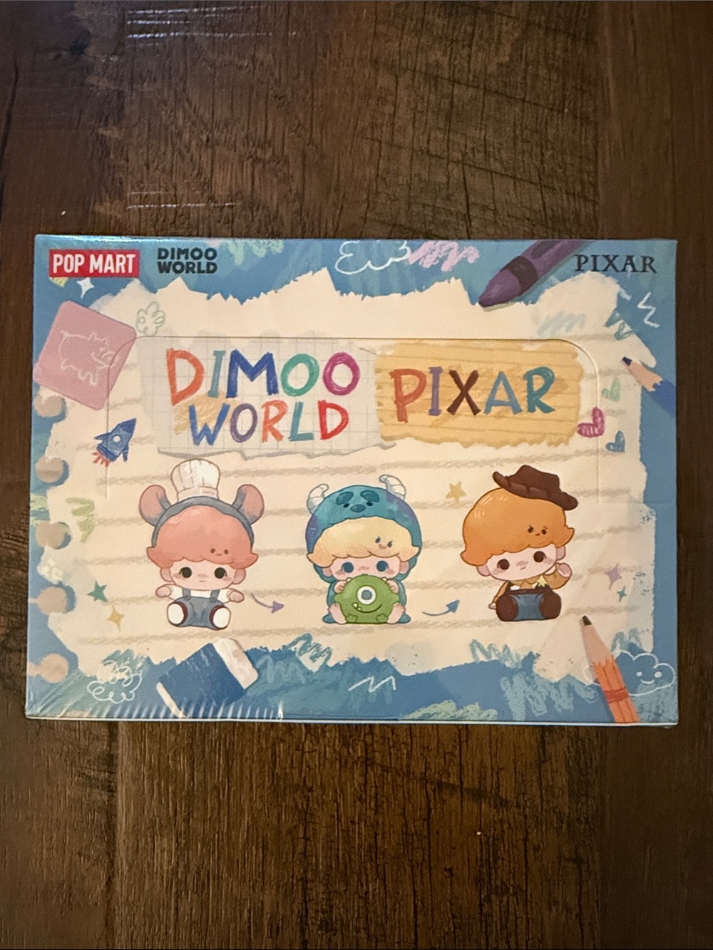 Dimoo World Pixar Full Case PopBean figures series